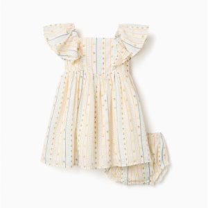 VESTIDO FLORES VOLANTES